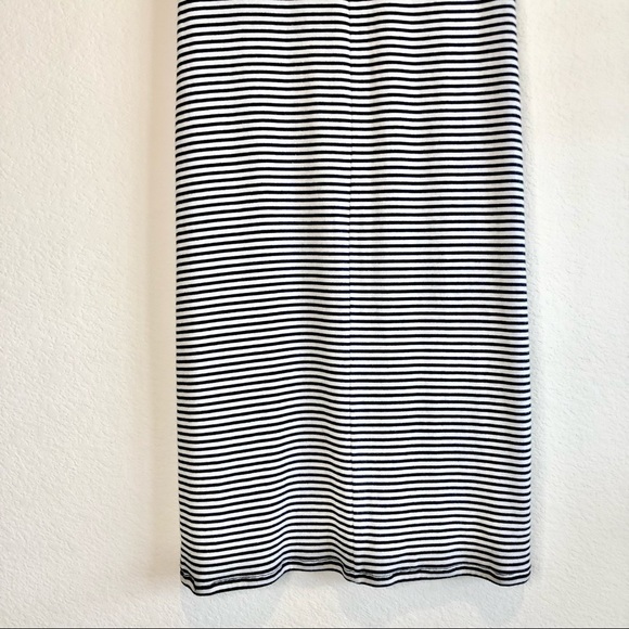 ATM Striped Midi Dress, M - Picture 7 of 8